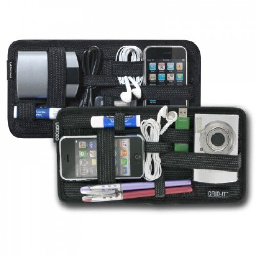 Cocoon Grid-It! Organizer Bundle Contains 2 Small Grids - Black