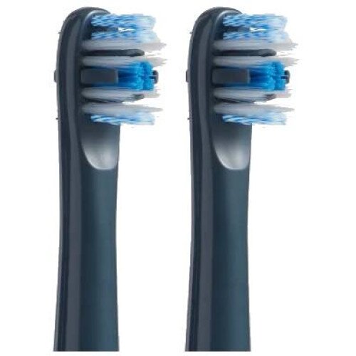 Colgate hum Adult Replacement Toothbrush Heads 2 Pack - Gray