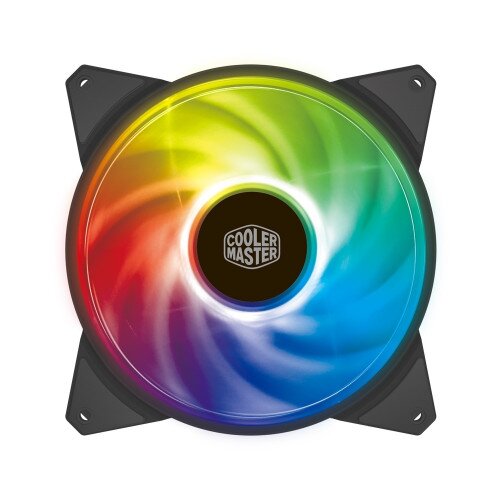 Cooler Master Fan MF140R RGB (PWM) Addressable RGB With Hybird-Design Fan Blade, Speed Profiles, Jam Protection