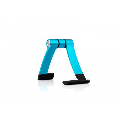 Cooler Master Jas Mini Travel Aluminum, Rubber Stand Tablet or Smartphone - Sky Blue