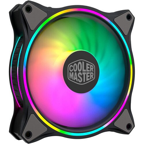 Cooler Master MasterFan MF120 Halo ARGB Case Fan - Black