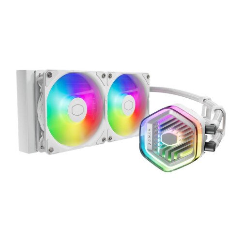 Cooler Master MasterLiquid 240 Atmos Liquid CPU Cooler - White