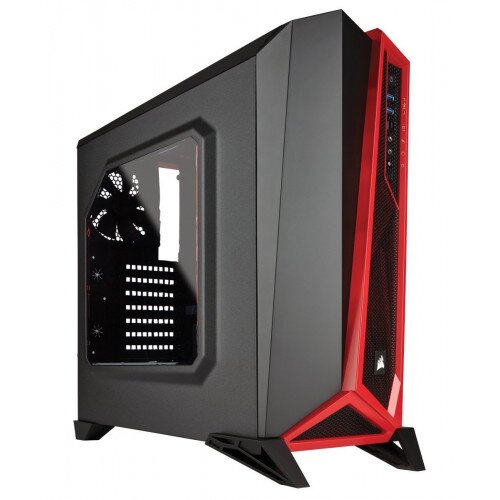 Corsair Carbide Series SPEC-ALPHA Mid-Tower Gaming Case - Black/Red