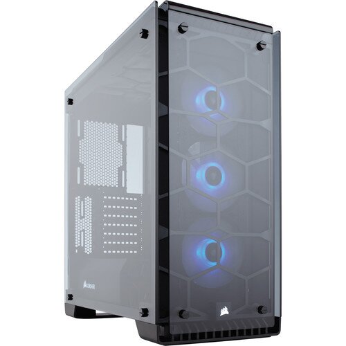 Corsair Crystal Series 570X RGB ATX Mid-Tower Case - Black