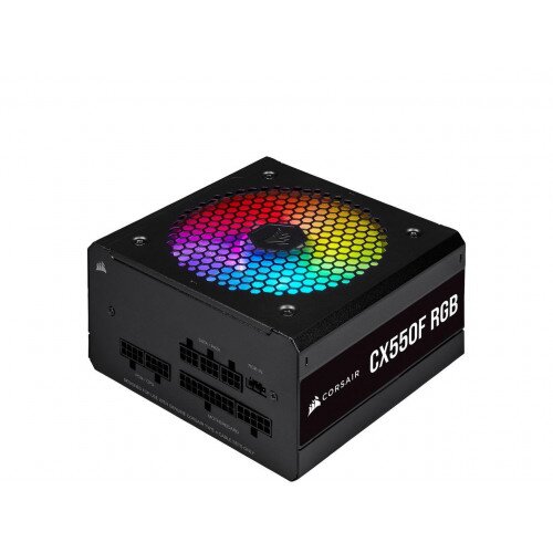 Corsair CX Series CX550F - 550 Watt 80 Plus Bronze Certified Fully Modular RGB PSU