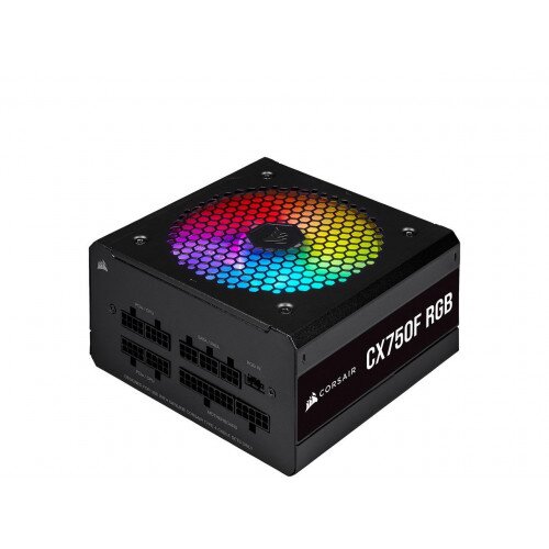 Corsair CX Series CX750F - 750 Watt 80 Plus Bronze Certified Fully Modular RGB PSU