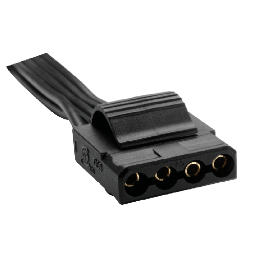 Corsair HX/TXM Series Molex Peripheral Cable with 4 Connectors Compatible with HX750, HX850, HX1000, HX1050, and all TXM PSU