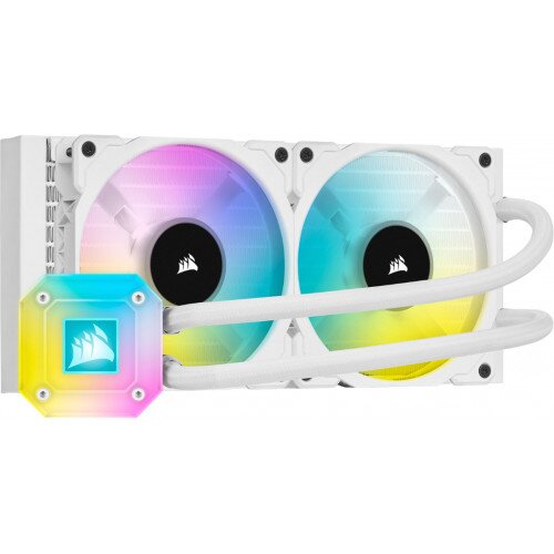Corsair iCUE H100i Elite Capellix Liquid CPU Cooler - 240mm - White
