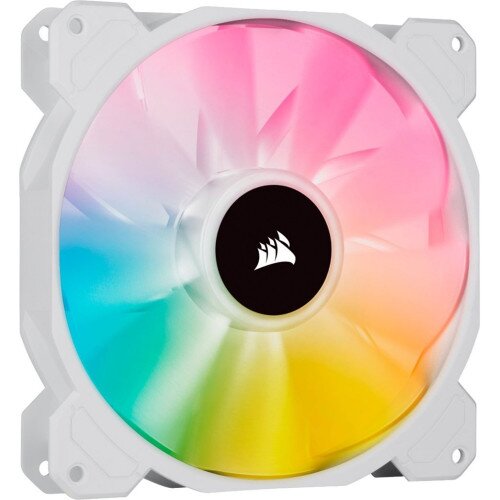 Corsair iCUE SP140 RGB Elite Performance PWM Case Fan - Single Pack - 140mm x 25mm - White