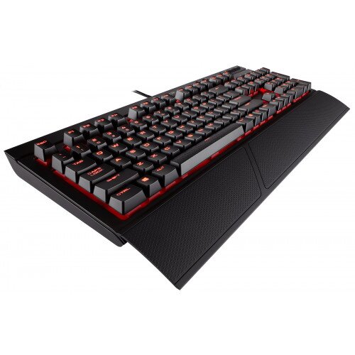 Corsair K68 Mechanical Gaming Keyboard - Red LED - Cherry MX Red