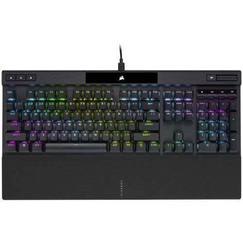 Corsair K70 RGB PRO Mechanical Gaming Keyboard with PBT DOUBLE SHOT PRO Keycaps - Cherry MX RGB Red