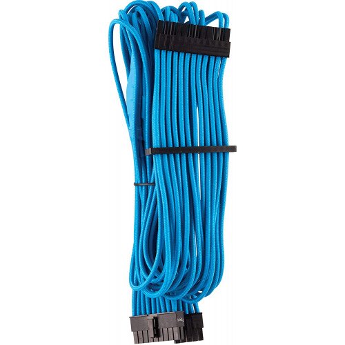 Corsair Premium Individually Sleeved ATX 24-Pin Cable Type 4 Gen 4 - Blue
