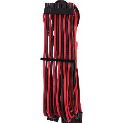 Corsair Premium Individually Sleeved ATX 24-Pin Cable Type 4 Gen 4 - Red/Black
