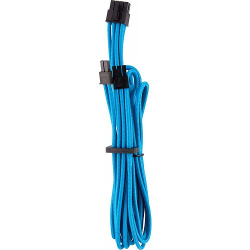 Corsair Premium Individually Sleeved PCIe Cables (Single Connector) Type 4 Gen 4 - Blue