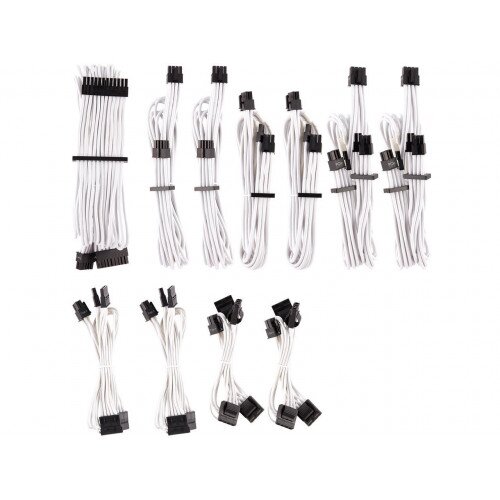 Corsair Premium Individually Sleeved PSU Cables Pro Kit Type 4 Gen 4 - White