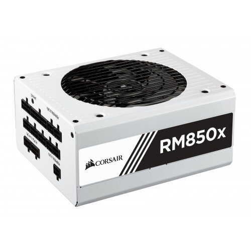 Corsair RMx Series RM850x Power Supply - 850 Watt 80 PLUS Gold Certified Fully Modular PSU - White