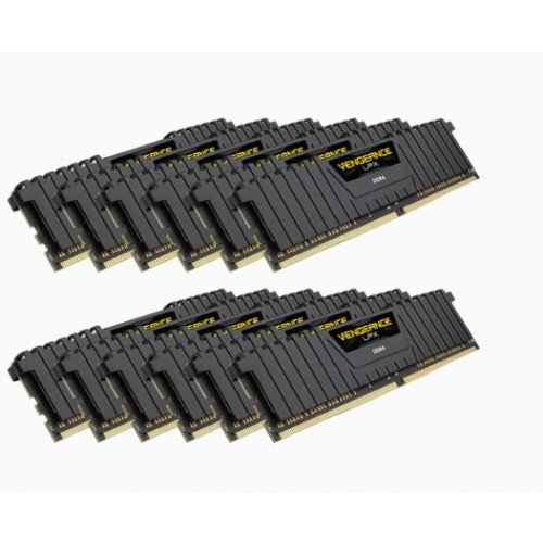 Corsair VENGEANCE LPX 96GB (12 x 8GB) DDR4 DRAM 4000MHz C19 Memory Kit - Black