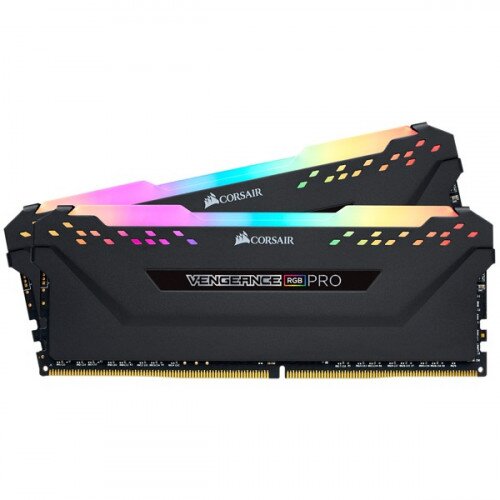 Corsair VENGEANCE RGB PRO DDR4 DRAM Memory Kit - Black - 16GB Kit (2 x 8GB) - 3600MHz CL16