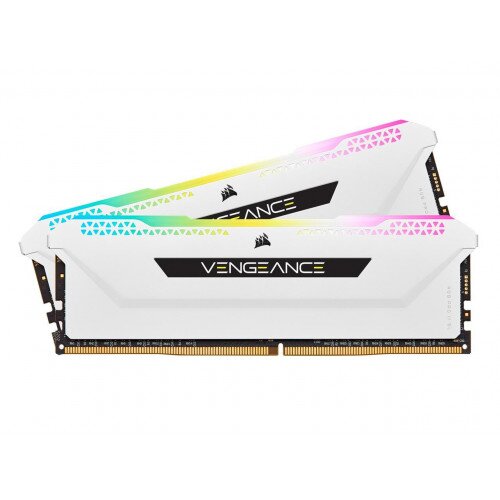 Corsair Vengeance RGB Pro SL DDR4 DRAM Memory Kit - 32GB (2 x 16GB) - 3200MHz C16 - White