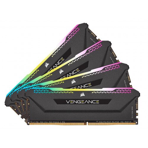 Corsair Vengeance RGB Pro SL DDR4 DRAM Memory Kit - 32GB (4 x 8GB) - 3600MHz C18 - Black