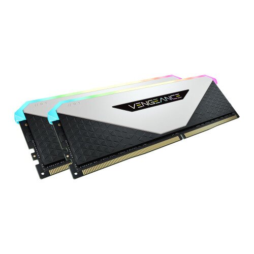 Corsair Vengeance RGB RT 64GB (2 x 32GB) DDR4 DRAM 3200MHz C16 Memory Kit - White