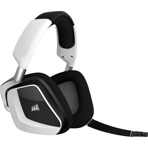 Corsair VOID RGB ELITE Wireless Premium Gaming Headset with 7.1 Surround Sound - White