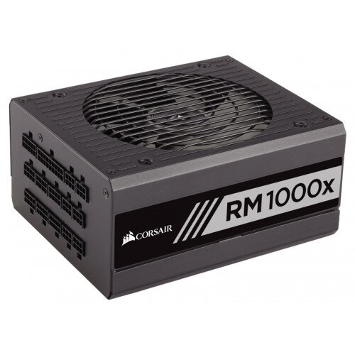 Corsair RMx Series RM1000x Power Supply - 1000 Watt 80 PLUS Gold Certified Fully Modular PSU - Black