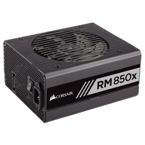 Corsair RMx Series RM850x Power Supply - 850 Watt 80 PLUS Gold Certified Fully Modular PSU - Black