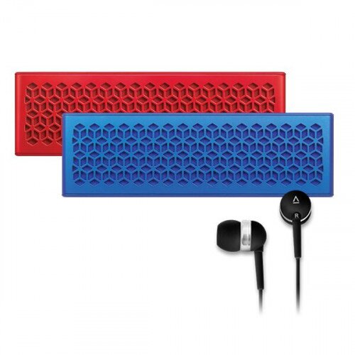 Creative Labs Creative MUVO mini Deluxe Twin Pack Portable Bluetooth Speaker - Red/Blue