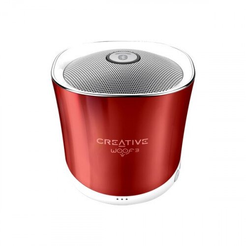 Creative Labs Creative Woof 3 Portable Bluetooth Speaker - Red