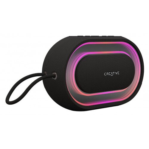 Creative Labs Halo Portable Bluetooth Speaker with Programmable Lightshow