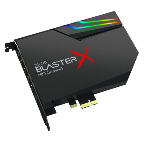 Creative Labs Sound BlasterX AE-5 PCIe Gaming Sound Card and DAC with RGB Aurora Lighting System