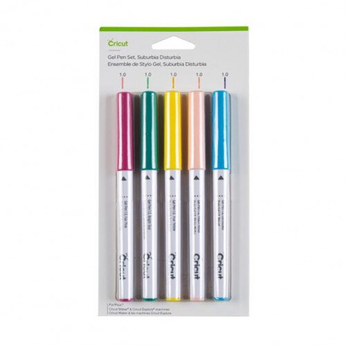 Cricut Gel Pen Set, Suburbia Disturbia (5 ct)