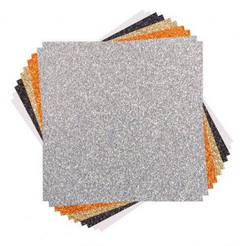 Cricut Glitter Cardstock Sampler, Classics 12" x 12"