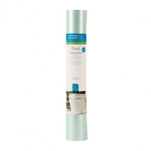Cricut Premium Vinyl Pearl Pastel Permanent Glossy - Mint