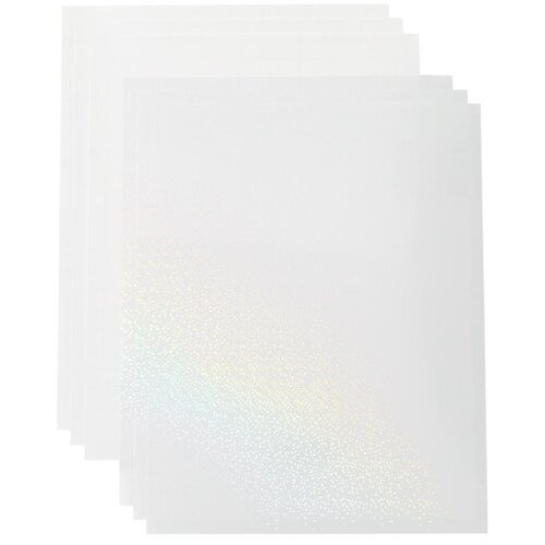 Cricut Printable Waterproof Holographic Sticker Set US Letter (5 ct)