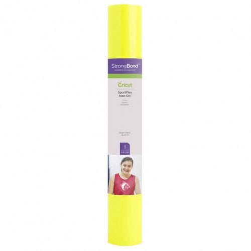 Cricut SportFlex Iron-On - Bright Yellow