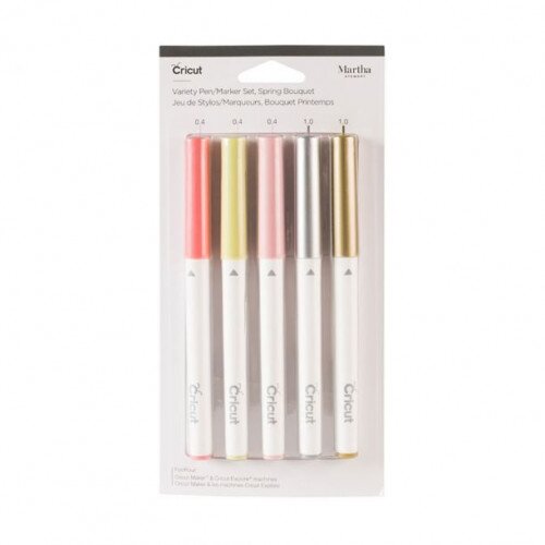 Cricut Variety Pen/Marker Set, Martha Stewart Spring Bouquet (5 ct)