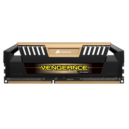 Corsair Vengeance Pro Series - 8GB (2 x 4GB) DDR3 DRAM 1866MHz C9 Memory Kit - Gold