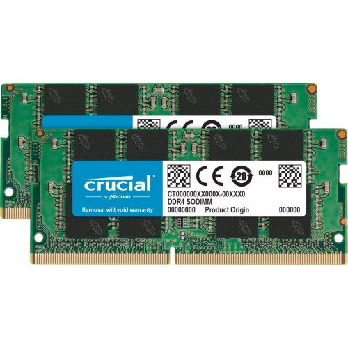 Crucial 32GB Kit (2 x 16GB) DDR4-2400 SODIMM Memory