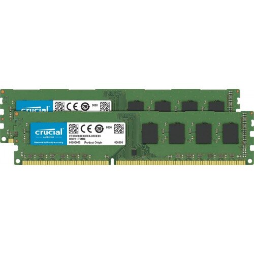 Crucial 4GB Kit (2 x 2GB) DDR3L-1600 UDIMM Memory