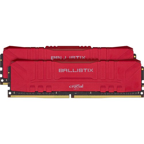 Crucial Ballistix 64GB Kit (2 x 32GB) DDR4-3200 Desktop Gaming Memory - Red