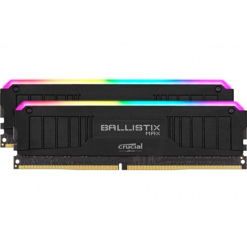 Crucial Ballistix RGB 16GB Kit (2 x 8GB) DDR4-3600 Desktop Gaming Memory - Black