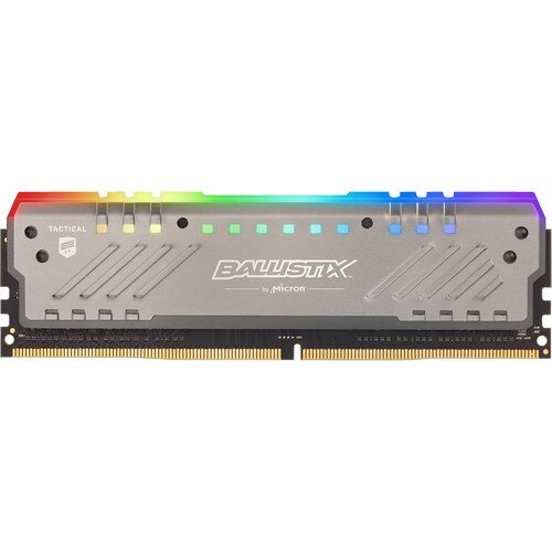 Crucial Ballistix Tactical Tracer RGB DDR4 2666 UDIMM Gaming Memory - 16GB