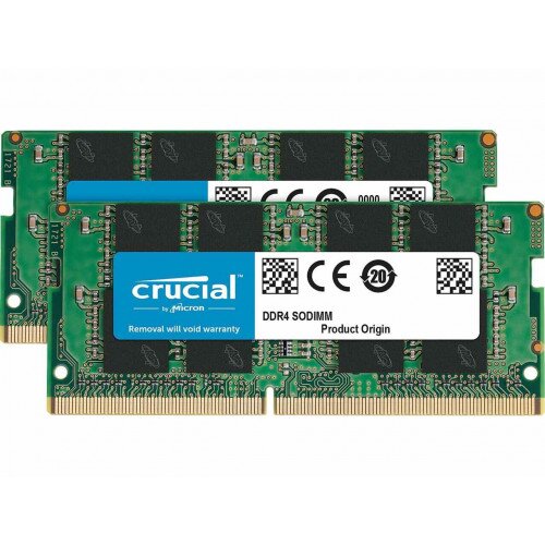 Crucial CT2K16G4SFD832A 32GB Kit (2 x 16GB) DDR4-3200 SODIMM Memory