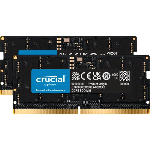 Crucial 48GB Kit (24GBx2) DDR5-5600 SODIMM Memory