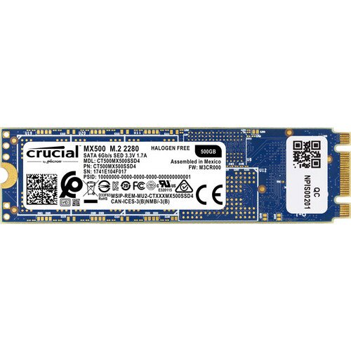 Crucial MX500 3D NAND M.2 Type 2280 Internal SSD - 500GB