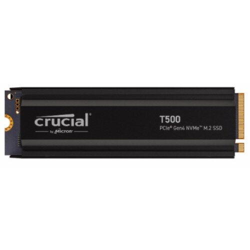 Crucial T500 PCIe Gen4 NVMe M.2 SSD With Heatsink - 2TB