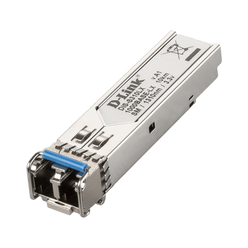 D-Link 1 port Mini GBIC SFP to 1000BaseLX Single Mode 10km Fiber Transceiver