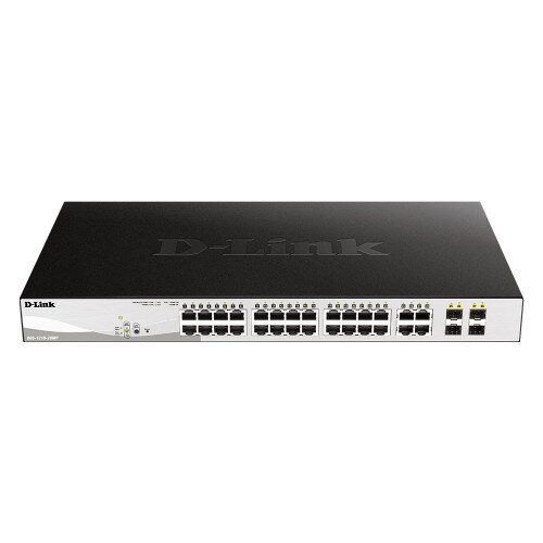 D-Link 28-Port Gigabit Smart Managed PoE Switch with 370W PoE Budget
